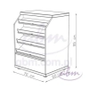 Lada pełna z impulsem 70x60x95 wenge D2227 BS/LEN